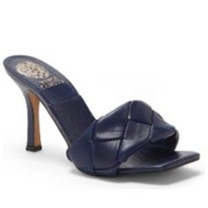 Vince Camuto Brelanie Woven Leather Mules